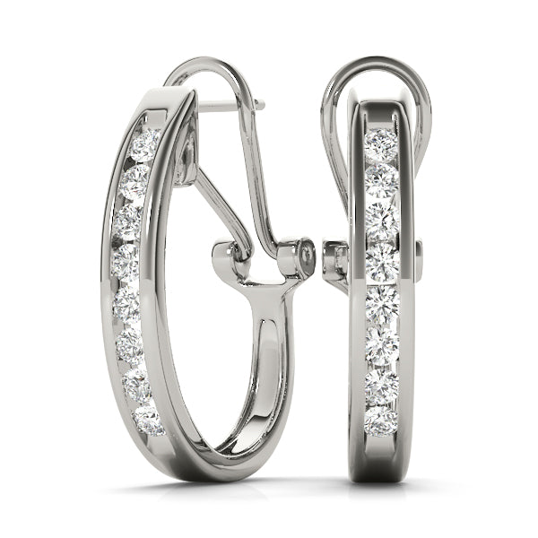 J-hoops Diamond Hoop · 0.24 ct tw