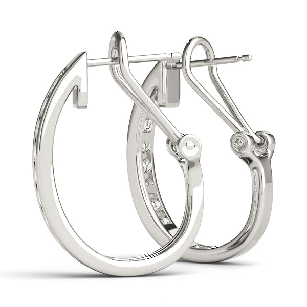 J-hoops Diamond Hoop · 0.24 ct tw