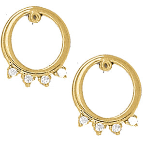 Jackets Diamond Earrings · 0.12 ct tw