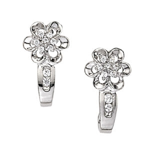 J-hoops Diamond Hoop · 0.31 ct tw