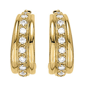 J-hoops Diamond Hoop · 0.60 ct tw