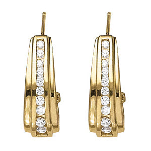 J-hoops Diamond Hoop · 0.90 ct tw