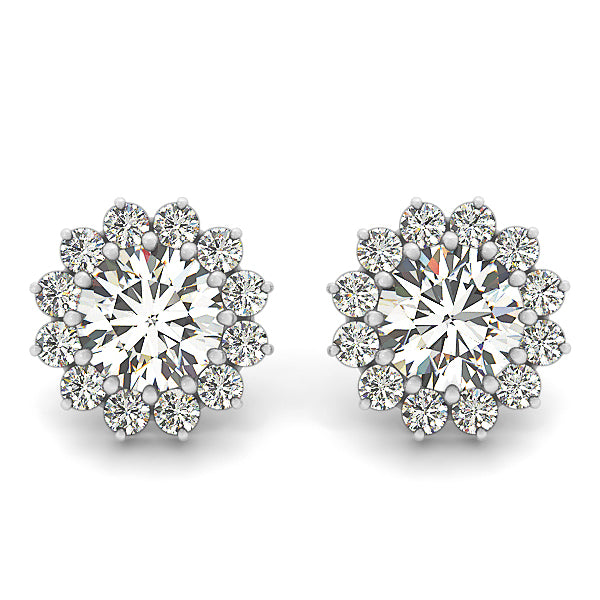 Round Gemstone Earrings · 1.92 ct tw