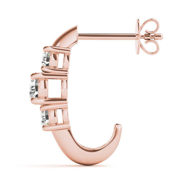 Three-Stone Diamond Earrings · 2.00 ct tw