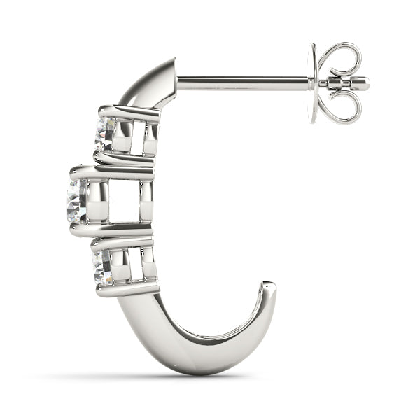 Three-Stone Diamond Earrings · 2.00 ct tw