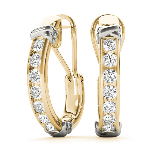 J-hoops Diamond Hoop · 0.49 ct tw