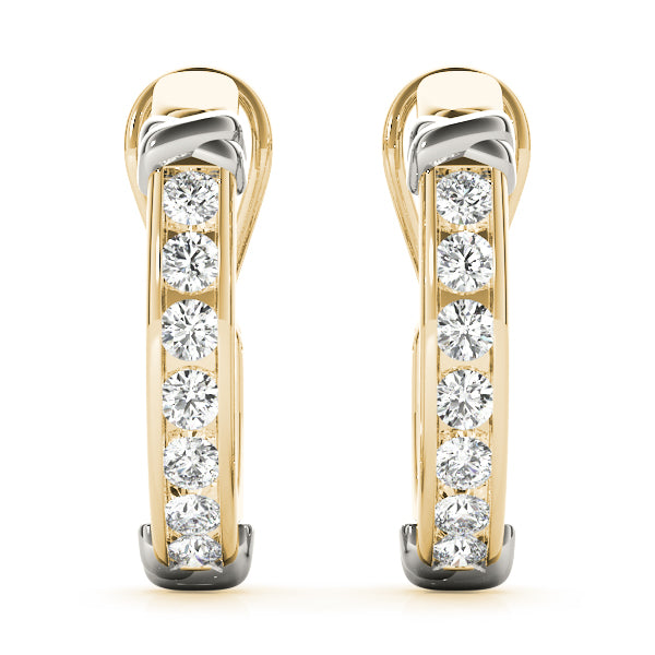 J-hoops Diamond Hoop · 0.98 ct tw