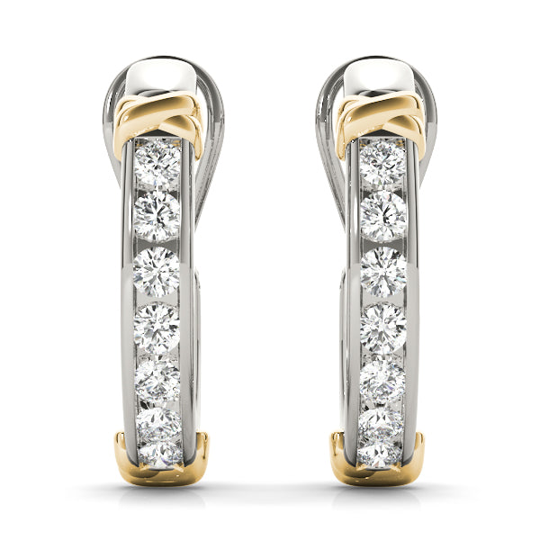 J-hoops Diamond Hoop · 0.49 ct tw