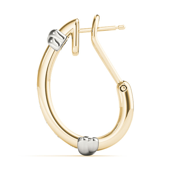 J-hoops Diamond Hoop · 0.98 ct tw