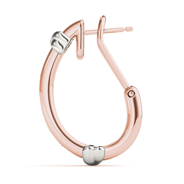 J-hoops Diamond Hoop · 0.98 ct tw