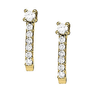 J-hoops Diamond Hoop · 0.98 ct tw
