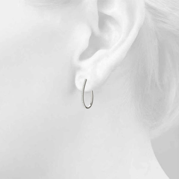 Standard Hoops Diamond Hoop · 0.50 ct tw