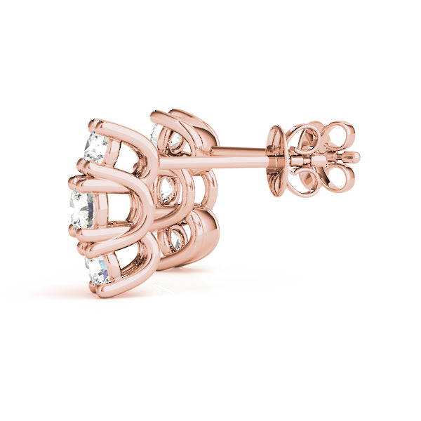 Three-Stone Diamond Earrings · 0.56 ct tw