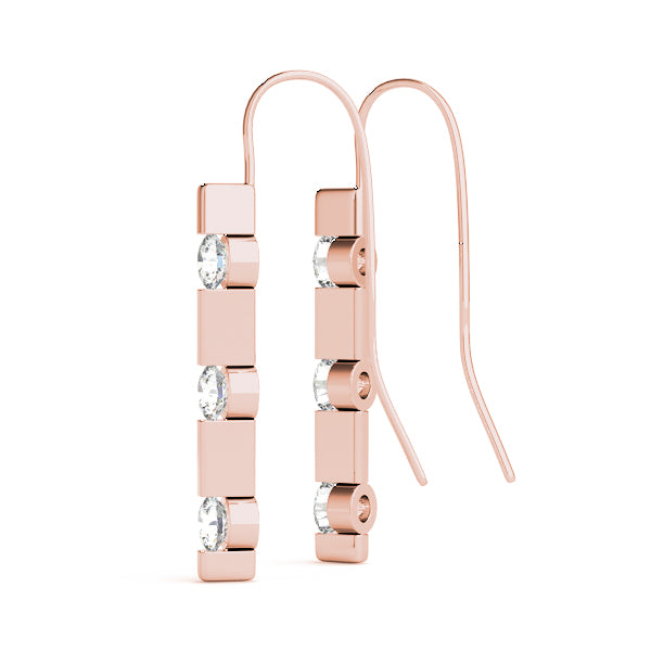 Three-Stone Diamond Earrings · 1.50 ct tw