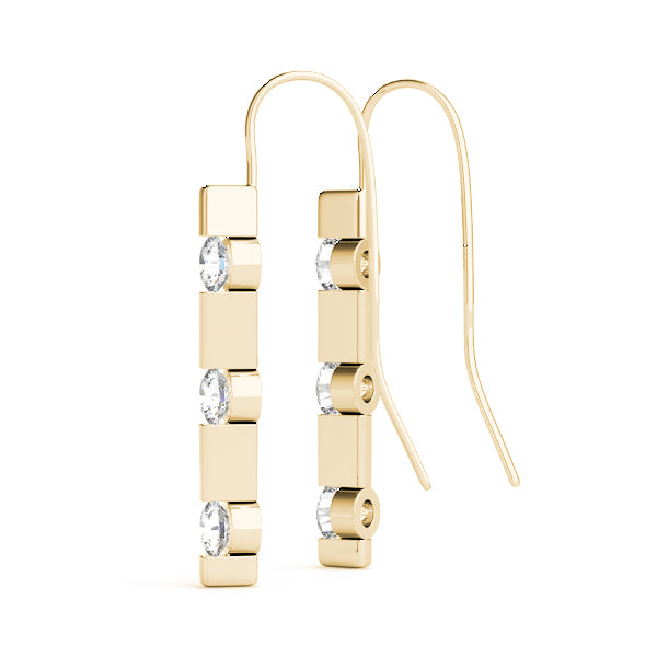 Three-Stone Diamond Earrings · 1.50 ct tw