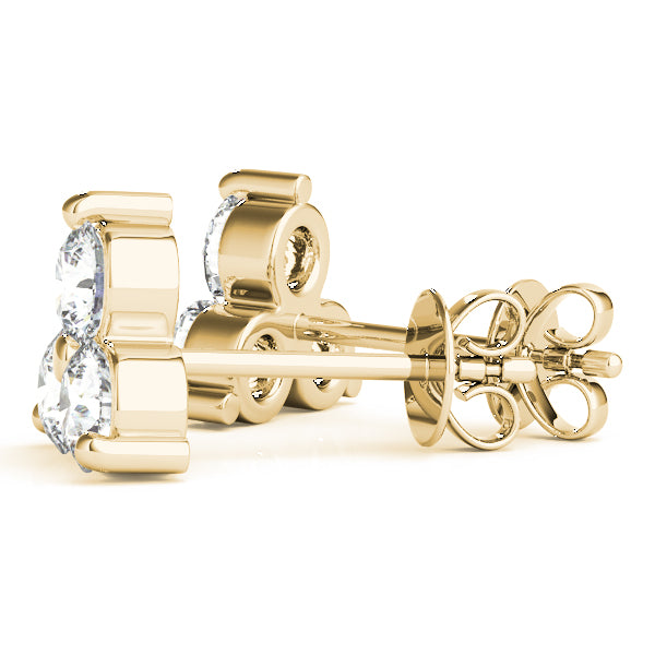 Three-Stone Diamond Earrings · 0.96 ct tw