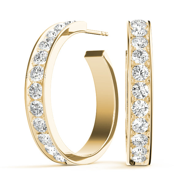 Standard Hoops Diamond Hoop · 1.92 ct tw