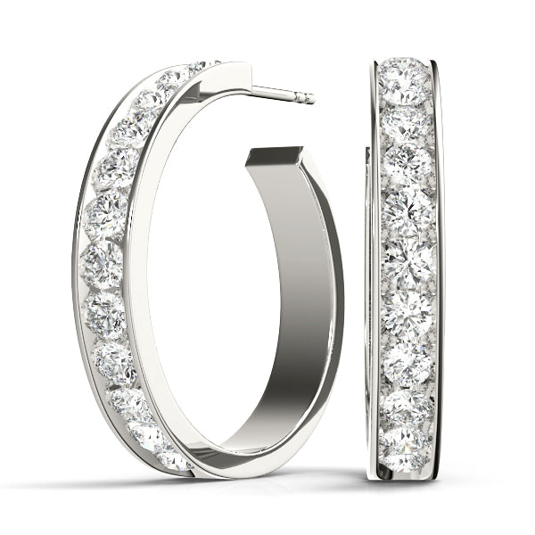 Standard Hoops Diamond Hoop · 1.92 ct tw