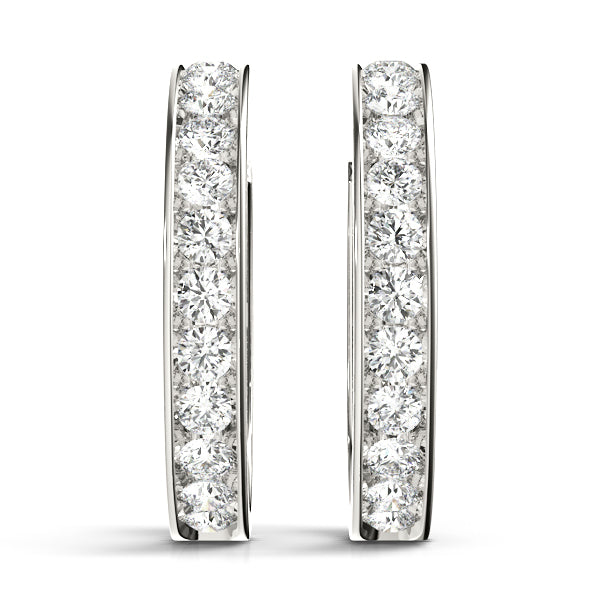 Standard Hoops Diamond Hoop · 0.96 ct tw