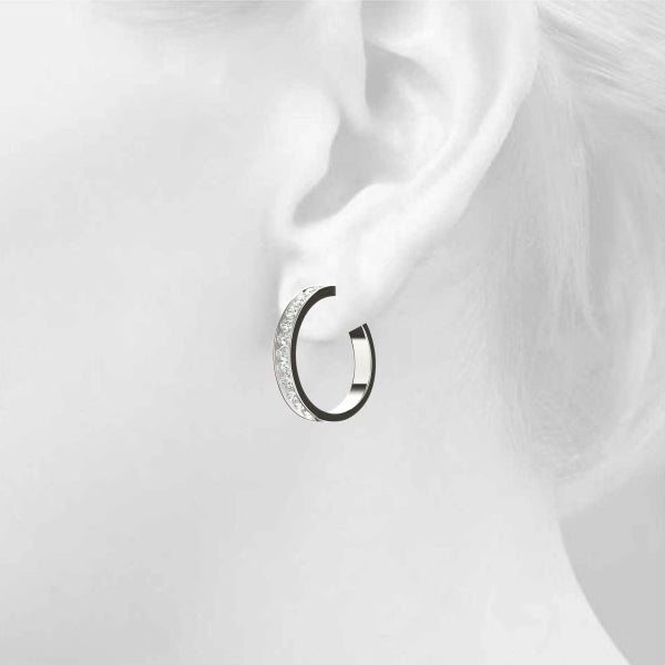 Standard Hoops Diamond Hoop · 0.81 ct tw