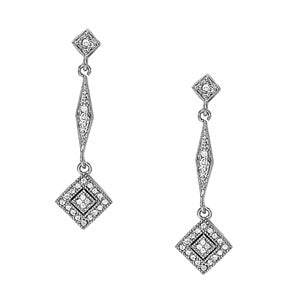 Cluster Diamond Earrings · 0.34 ct tw