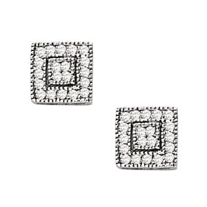 Cluster Diamond Earrings · 0.24 ct tw