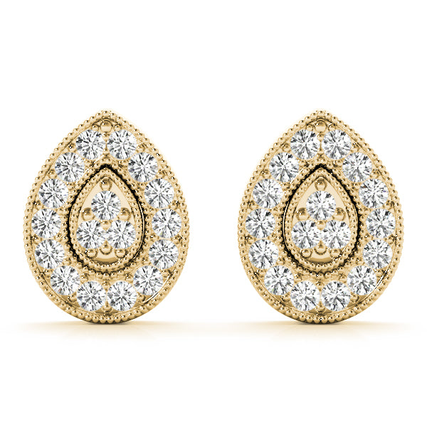 Cluster Diamond Earrings · 0.26 ct tw