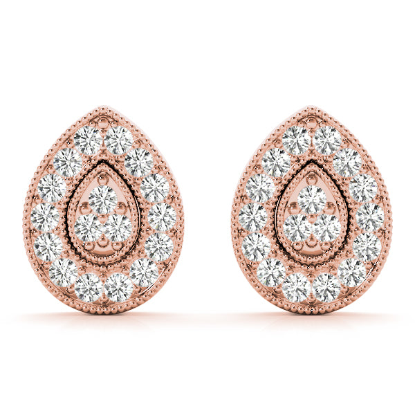 Cluster Diamond Earrings · 0.26 ct tw