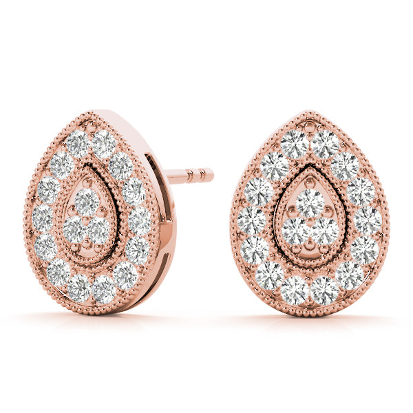 Cluster Diamond Earrings · 0.26 ct tw