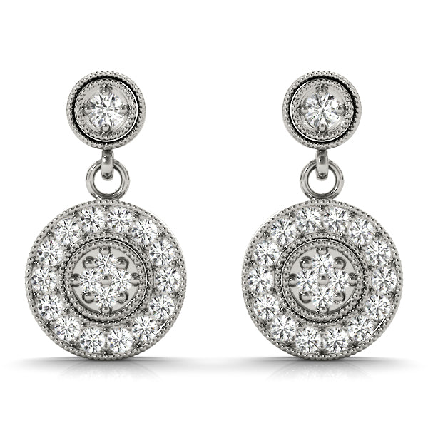 Cluster Diamond Earrings · 0.22 ct tw