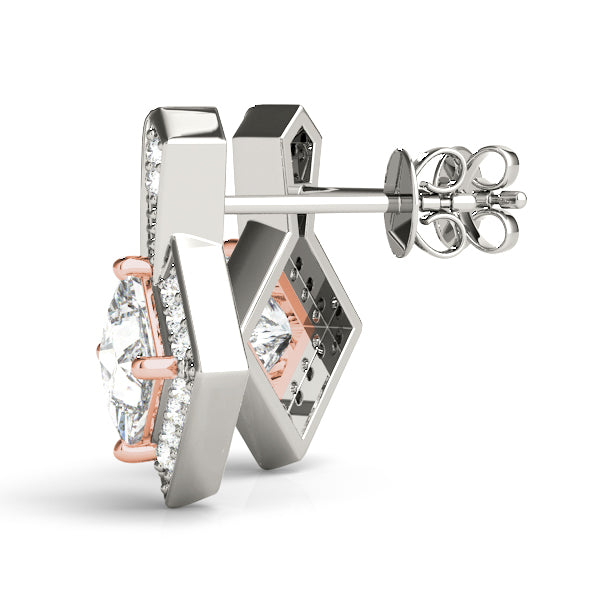 Square Fashion Diamond Earrings · 1.77 ct tw