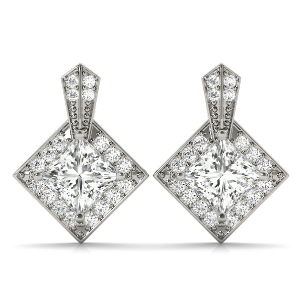 Square Fashion Diamond Earrings · 1.77 ct tw