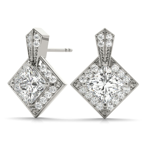 Square Fashion Diamond Earrings · 1.77 ct tw