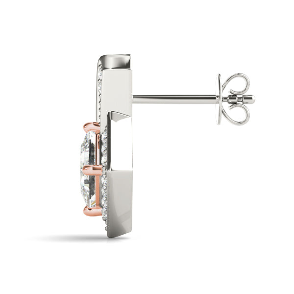 Square Fashion Diamond Earrings · 1.77 ct tw