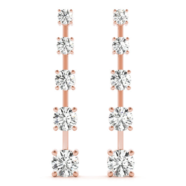 Journey Diamond Earrings · 0.50 ct tw