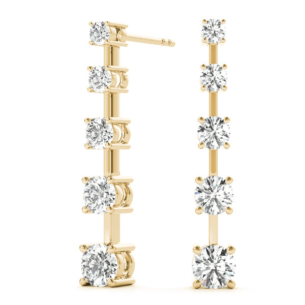 Journey Diamond Earrings · 0.24 ct tw