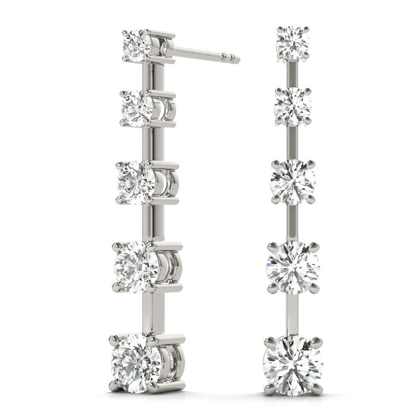 Journey Diamond Earrings · 1.50 ct tw