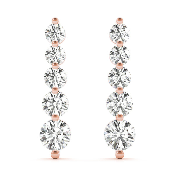 Journey Diamond Earrings · 1.98 ct tw