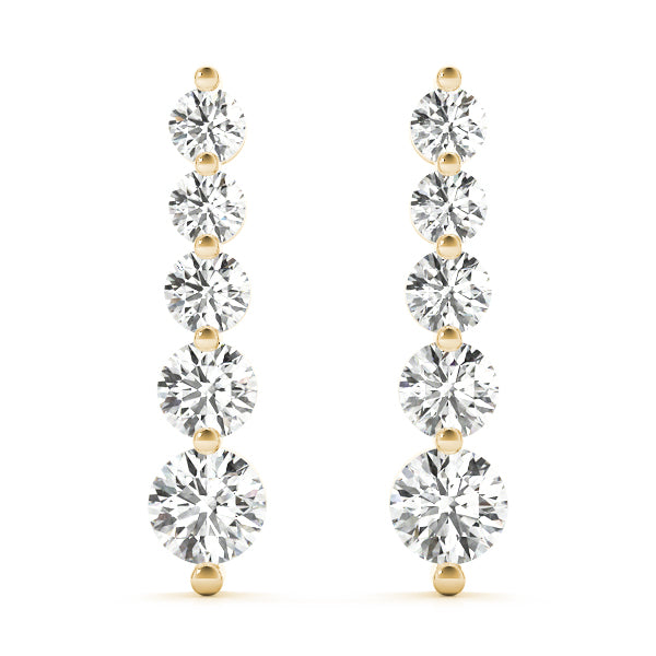 Journey Diamond Earrings · 1.00 ct tw