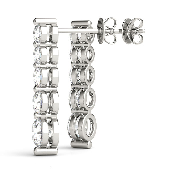 Journey Diamond Earrings · 3.00 ct tw