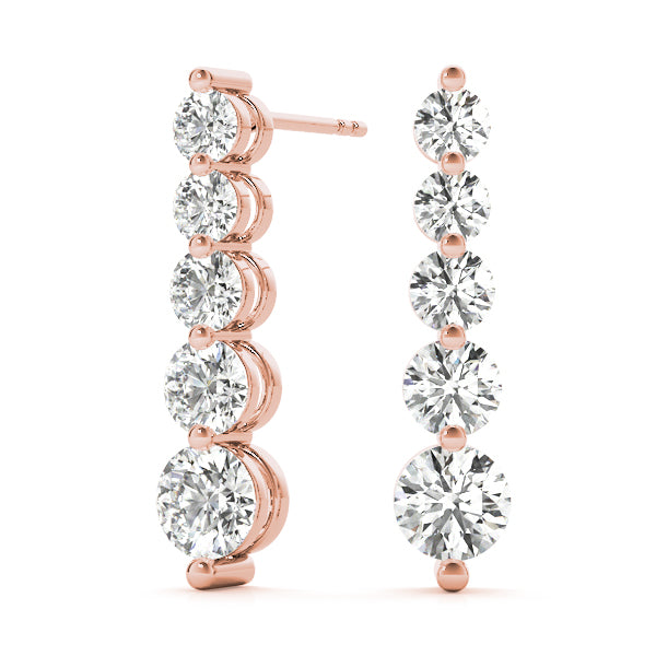 Journey Diamond Earrings · 1.98 ct tw
