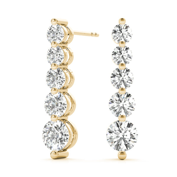 Journey Diamond Earrings · 1.50 ct tw
