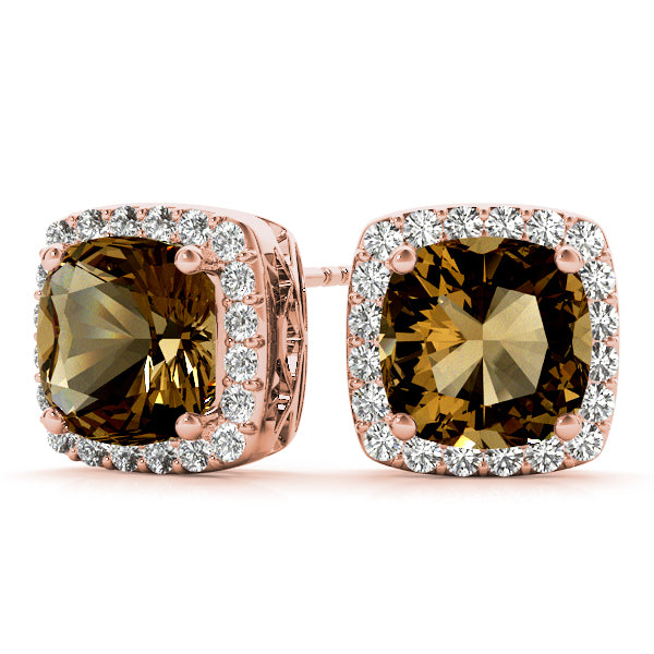 Cushion Halo Diamond Earrings · 1.70 ct tw