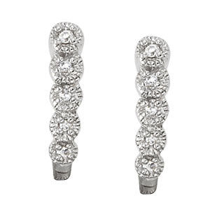J-hoops Diamond Hoop · 0.15 ct tw