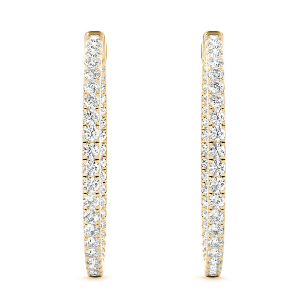 Standard Hoops Diamond Hoop · 0.41 ct tw
