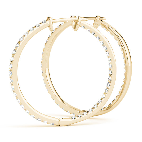 Standard Hoops Diamond Hoop · 0.41 ct tw