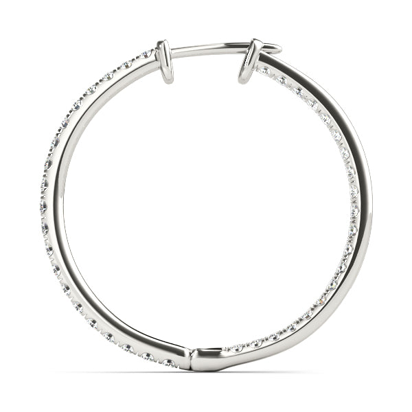 Standard Hoops Diamond Hoop · 0.41 ct tw