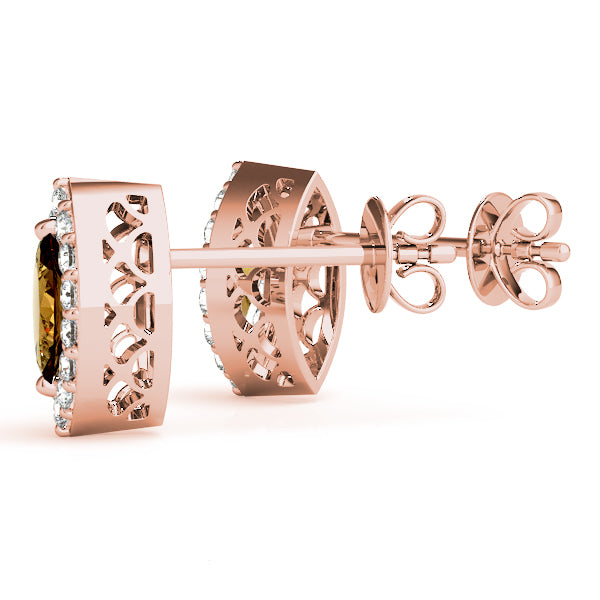 Marquise Halo Diamond Earrings · 0.21 ct tw