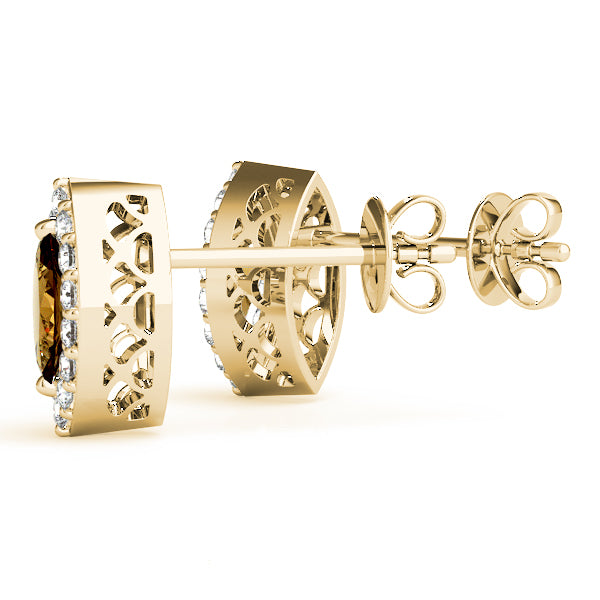 Marquise Halo Diamond Earrings · 0.27 ct tw