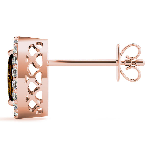 Marquise Halo Diamond Earrings · 0.21 ct tw